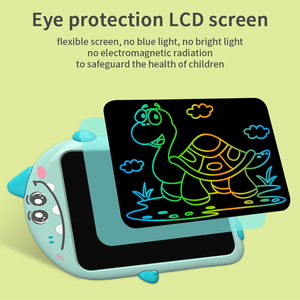 Produits de sécurité pour bébé <span class=keywords><strong>Ardoise</strong></span> électronique Effacement <span class=keywords><strong>magique</strong></span> Dinosaure Tablette LCD Bloc-notes de sécurité pour enfants avec double certification CPC EN71 - Product Image 2