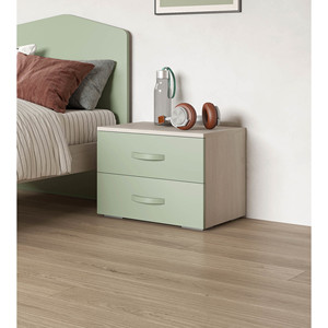 Table de chevet TIP CM 53.5X44.5 H. 41 en olivier et agave - Product Image 1