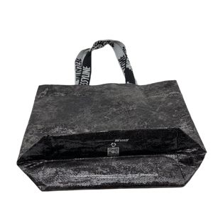 Bolsa de compras tejida de PP recubierta con película de BOPP, alta calidad, barata, con logotipos impresos personalizados - Product Image 5