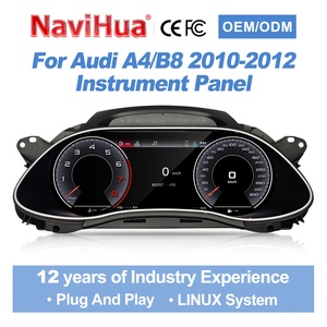 Panel de Instrumentos LCD Navihua para Audi A4 2010-2012, Velocímetro Digital, Sistema Linux, Carplay, Cabina Virtual - Product Image 1