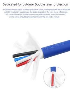 Cable de altavoz <span class=keywords><strong>Hiend</strong></span> calibre 11 Cable de 2 núcleos Cable eléctrico de cobre libre de oxígeno Pvc para cine en casa Interior 4mm2 Cable Flexible - Product Image 2