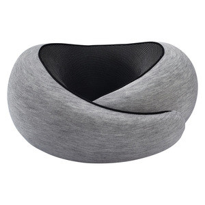 Oreiller de voyage en mousse à mémoire d'<span class=keywords><strong>avion</strong></span> en forme de U Support de <span class=keywords><strong>cou</strong></span> confortable avec fonction de roulement de maintien de compresse pour les longs vols - Product Image 1