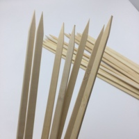 Kit de bâtonnets de bambou AOTE de qualité supérieure, 100 % alimentaire, écologique, durable, résistant à la chaleur, antiadhésif, multi-longueurs, pour barbecue