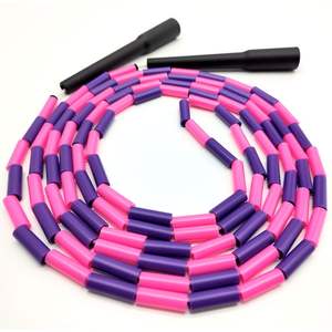 Corda per saltare in rilievo con perline di vendita a caldo regolabile per cross fitness training corda per saltare con perline - Product Image 1