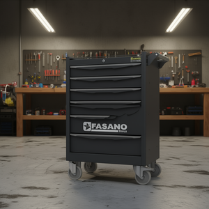 Fasano Tools 7 <b>Drawer</b> Rolling Tool Cabinet Steel Heavy Duty <b>Workshop</b> Storage Cart - Product Image 3