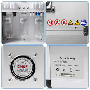 Azdent mobile mobile turbina dentale sistema di unità dentale con compressore d'aria incorporato P206