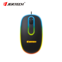 Souris de jeu optique ergonomique filaire USB RGB JERTECH M500 OEM, accessoires informatiques, pour PC de bureau