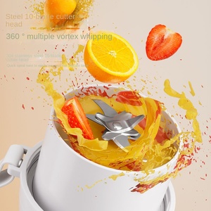 Exprimidor portátil de 18000RPM sin BPA, carga rápida de 600ml con 6 cuchillas, USB fuente de alimentación para el hogar, coche, uso al aire libre, para gimnasio, Camping - Product Image 3