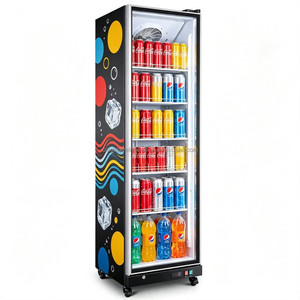 Nuevo y Duradero Exhibidor de Vidrio de Una Puerta para Venta al por Mayor de Congeladores de Bebidas Lácteas en 2026 - Product Image 1