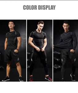 Ropa de Compresión Deportiva para Hombre, Personalizada de Fábrica 2024, Popular, Protección Profesional, Mallas Deportivas para Hombre - Product Image 2