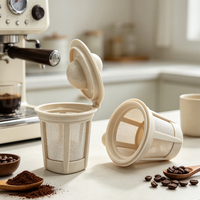 Capsules de café biodégradables compostables en gros, capsules vides pour poudre de café