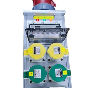 Hộp phân phối điện hợp kim nhôm 16A 3P với đầu ra 6 chiều điện áp xoay chiều 32A/63A cho thiết bị âm thanh và ánh sáng sân khấu - Product Image 1