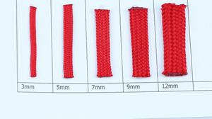 เชือกถักแบนโพลีเอสเตอร์เคลือบแว็กซ์ขนาด 7 มม. สีตามสั่ง สำหรับเชือกรองเท้า กระเป๋า และสิ่งทอภายในบ้าน - Product Image 2