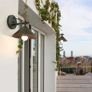 Lampe murale vintage à <span class=keywords><strong>col</strong></span> <span class=keywords><strong>de</strong></span> <span class=keywords><strong>cygne</strong></span>, conique, pour l'extérieur et l'intérieur, en bronze doré, style grange, pour éclairage <span class=keywords><strong>de</strong></span> véranda, <span class=keywords><strong>de</strong></span> jardin et <span class=keywords><strong>de</strong></span> salons - Product Image 1