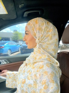 Pas encore d'<span class=keywords><strong>avis</strong></span> Vela Bamboo Modal Respirant Léger Imprimé Modal Tissé Modal Musulman Femmes Châle Hijab Écharpe - Product Image 3