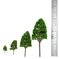 Arbres miniatures à l'échelle pour maquettes architecturales et ferroviaires, modèles de trains, fabrication depuis 12 ans