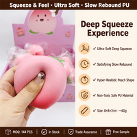 Jouet Squishy aux Fruits, Jouets Mochi Squishy Anti-Stress, Jouet à Presser Squishy Factory, Jouets Squishy Pêche à Remontée Lente, Cadeau Anti-Stress