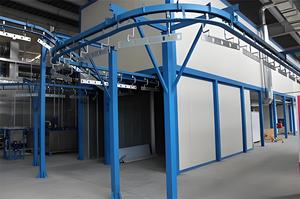 Moteur automatique PLC, équipement de peinture industrielle, ligne de production de revêtement en poudre à prix compétitif pour revêtement de fer et de métal - Product Image 3