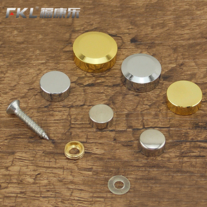 Clous miroir en cuivre, capuchons décoratifs pour vis, couvercles de fixation pour verre, boulons de meubles - Product Image 2
