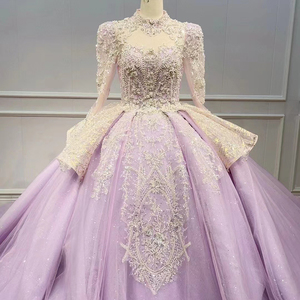 Vintage Pink Princess Ball Gown <strong>Debut</strong> <strong>Dresses</strong> Long Sleeve Sweet 16 Princess <strong>Dress</strong> Wn031 - Product Image 6