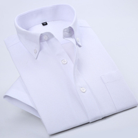 TKAN634 venta al por mayor camisa Oxford para hombre diseño Casual manga corta franela Chemise Homme 60% algodón transpirable para la temporada de primavera