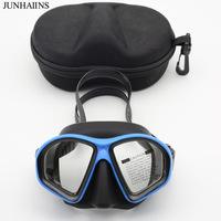 Lunettes de natation universelles réglables pour hommes et femmes Masque de plongée en verre trempé anti-buée en silicone liquide