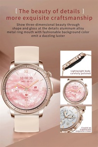Reloj Inteligente de Pantalla Redonda para Mujer, Nuevo Producto, Reloj Inteligente Deportivo en Dorado, Plateado y Negro, Pulsera Inteligente - Product Image 4