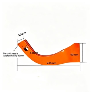 Lames de motoculteur agricoles en acier au manganèse de haute qualité pour moissonneuses-batteuses, marque DAOLER, avec garantie de 3 mois - Product Image 3