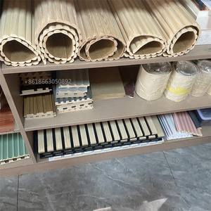 Pannello <span class=keywords><strong>in</strong></span> <span class=keywords><strong>legno</strong></span> massello semi-tondo flessibile per rivestimento parete/palo e decorazione pannello per Tambour - Product Image 3