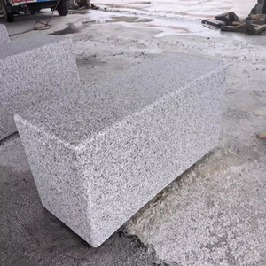 Bancos de piedra de granito pulido de granito irregular G303 para diseño de paisaje adecuado para jardines, parques y patios - Product Image 1