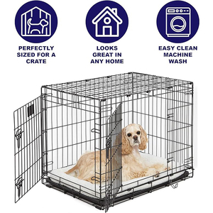 Lit pour <span class=keywords><strong>chien</strong></span> rectangulaire en peluche jaune minimaliste personnalisé en usine lit pour <span class=keywords><strong>tapis</strong></span> de <span class=keywords><strong>chien</strong></span> <span class=keywords><strong>anti</strong></span>-<span class=keywords><strong>stress</strong></span> moderne moyen - Product Image 4