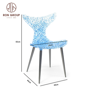 Grosir Lampu Kilat Mewah Elegan Kursi Serat Optik Susun Es Kursi Bening Kristal Akrilik Warna untuk Acara Pesta Pernikahan - Product Image 6