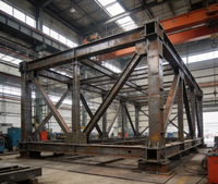 Fabrication de cadres en acier soudés sur mesure de grande taille, usinage CNC, base de machine, fabricant OEM
