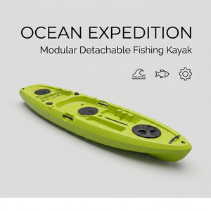 <span class=keywords><strong>Kayak</strong></span> de pêche à <span class=keywords><strong>coque</strong></span> rigide en trois parties, modèle sit-on-top, pour la pêche en mer, le tourisme et les activités offshore – Fournisseur direct usine - Product Image 2