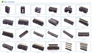 Soulin <strong>Suppliers</strong> <strong>2.0mm</strong> Pitch H5.65 2x20 Pin 1.5U Dual Row Straight Smt <strong>IDC</strong> Box <strong>Header</strong> Connector Brass Contact Material for PCB - Product Image 6