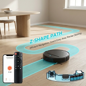 Nuevo Robot Aspirador para el Cuidado del Hogar, Ultra Delgado, con Succión de 3000 Pa, Aspiradora en Seco y Húmedo - Product Image 5