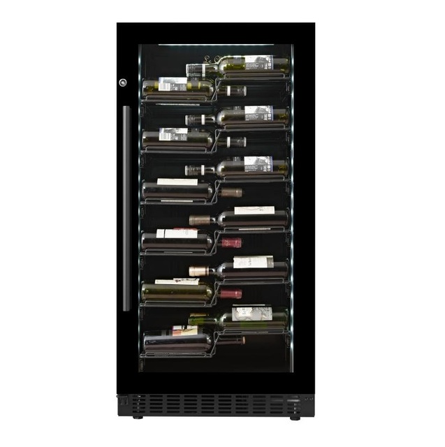 BWC265AZ 36 Bottles, Touch Control with LED Displayer, Reversible Door, Wine Cooler Refrigerator