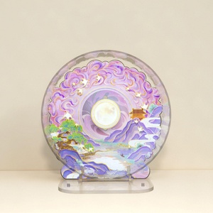 Roue de course pour hamster en plastique silencieux, de couleur cristal, pour petits animaux, jouet pour cage suspendue, antidérapant - Product Image 5