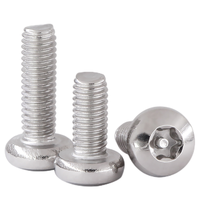 Vis métrique antivol DIN7985TX à tête cylindrique Torx de sécurité SUS304 SUS316 M2-M10
