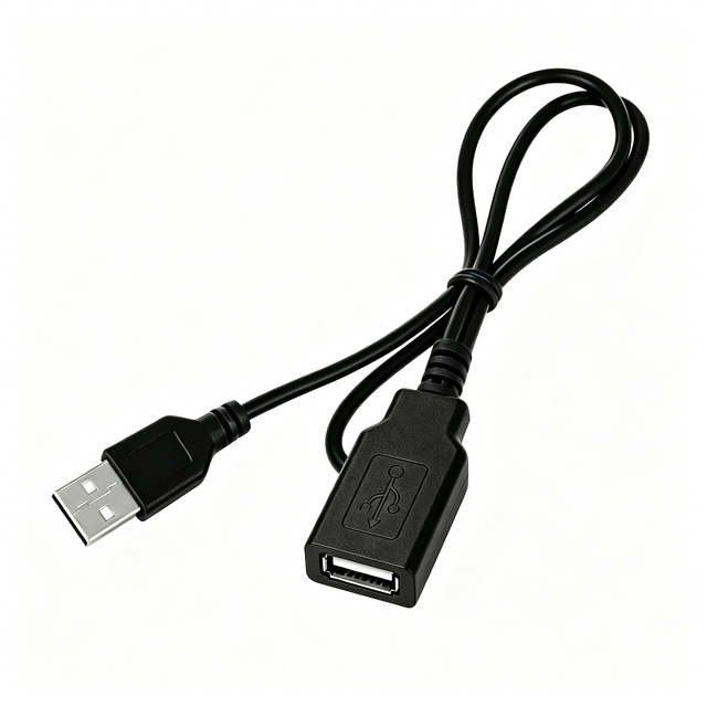 USB 2.0 High-Speed Male to Female 20M Extension Cable, Dual Use for Data and Power Compatible with Various USB Devices Connector