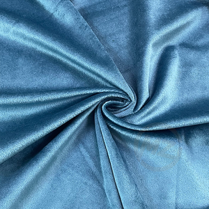 面料材料窗帘面料卷纺织品宴会厅窗帘100% 涤纶素色超柔天鹅绒面料来自中国 - Product Image 6