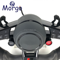 Accessoires de voitures pour Audi R8 A4 A5 A6 A7 RS3 RS6 RS7 C7 C8 B9 B9.5 S3 SQ5 Q3 Q7 Q8 Volant de direction en fibre de carbone mat personnalisé