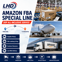 Agent logistique Amazon FBA, expédition de la Chine vers les États-Unis et l'Europe, transitaire maritime FCL LCL, conteneur DDP, livraison porte à porte express