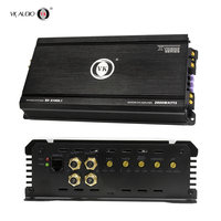 Amplificateur de voiture monoblock VK X1800.1 12V classe D 1800W RMS/3200W Max, crossovers de canal, SNR >100dB, amélioration audio de voiture