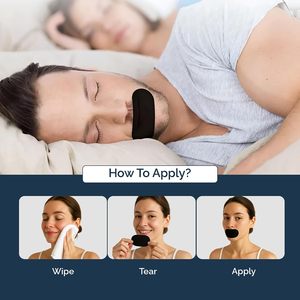 Cinta Bucal para Dormir con Logotipo Personalizado, Sin Látex, Hipoalergénica, para Dormir Mejor, Detener los Ronquidos, Cinta Bucal de Kinesiología para Dormir - Product Image 4