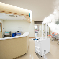 Smart Luchtbevochtiger Voor Ziekenhuis Hotel School Laboratorium Indoor Elektrische Mist Spuit Lucht Ontsmettingsmiddel-Beslaan-Machine Draagbare