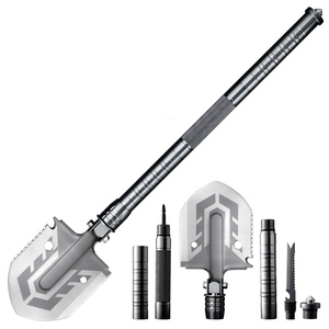 Accessoires tactiques de survie de camping de haute qualité Offre Spéciale, <span class=keywords><strong>pelle</strong></span> <span class=keywords><strong>à</strong></span> <span class=keywords><strong>neige</strong></span> multifonctionnelle en acier pliable et détachable - Product Image 2