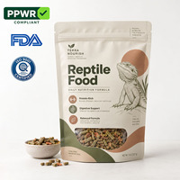 Sacs alimentaires pour reptiles, pochettes personnalisées à haute barrière pour vers de farine, grillons, insectes séchés, granulés et produits alimentaires