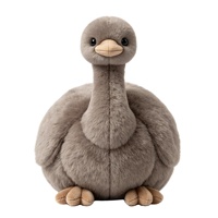 Peluche Émeu, Animal en Peluche Populaire du Zoo, Souvenir Personnalisé du Zoo, Cadeau en Gros