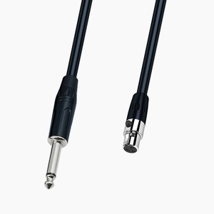 무산소 구리 도체 및 TPE 재킷이 있는 카메라 라이브 방송 사운드 카드 마이크용 6.35mm ~ Mini XLR 케이블 - Product Image 3